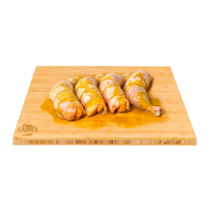 Perna Frango Recheada farinheira temperadas mel e mostarda