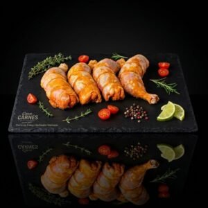 Pernas Frango Recheadas c/ Queijo e Bacon