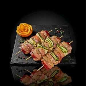 Espetadas de Frango e Courgete