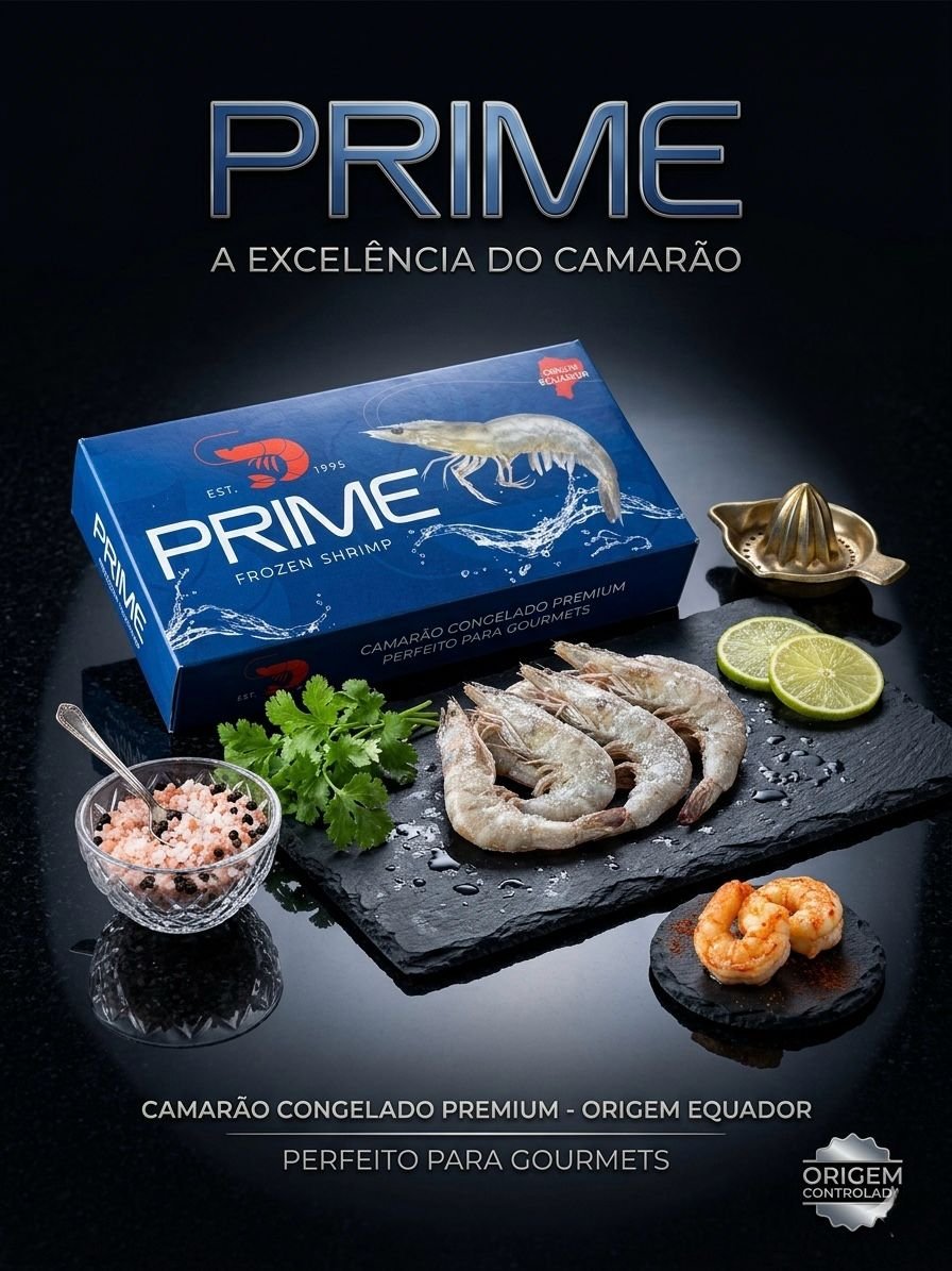 Camarão 20/30 origem Equador caixa 2kg